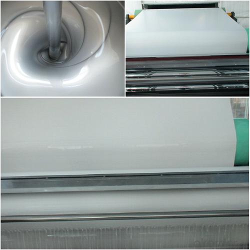 Grey Color Back Coated Aluminum Coil Sheet System 1