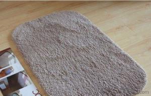 Brown Microfiber Shaggy Carpet