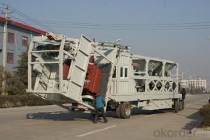 Mobile Concrete Batching Plant YHZS35 (with capacity of 35m3/h)