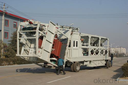 Mobile Concrete Batching Plant YHZS35 (with capacity of 35m3/h) System 1