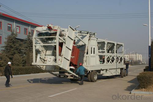 mobile concrete batching plant HZSY25 computerized batching plant System 1