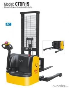 Electric Straddle Stacker- CTDR15 System 1