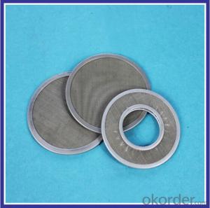 stainless steel mesh filter disc for lubricate system