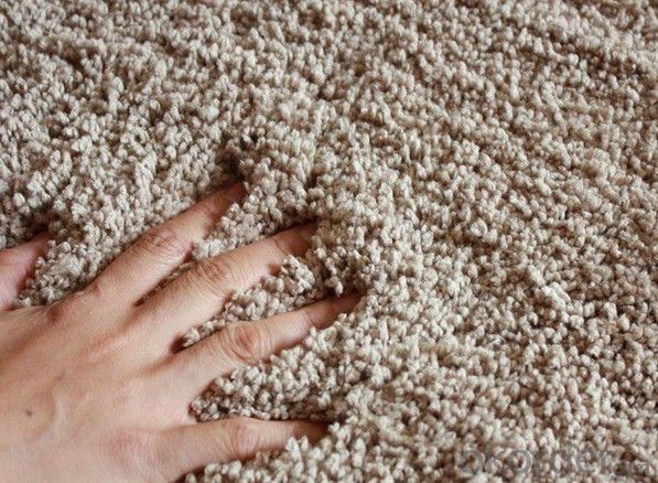 Microfiber Shaggy Carpet for Home Decoration