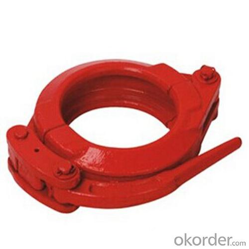 concrete delivery pipe connector accessories snap clamp System 1