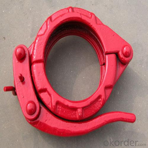 DN150 Concrete Pump Pipe Clamp Coupling System 1