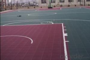 Sports track floor, artificial floor