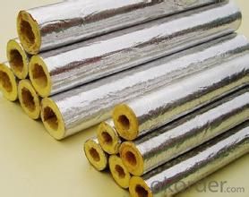 Glass Wool Pipe 10kg/m3 With Aluminum Foil Facing