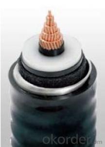 XLPE insulation High Voltage Power Cable rated 110kV