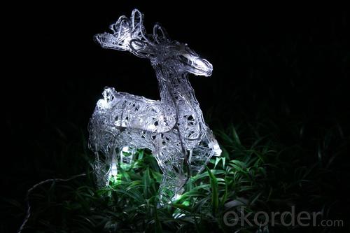 Christmas 3D Motif Light Acrylic Reindeer System 1