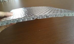 Aluminum foil double bubble thermal insulation material