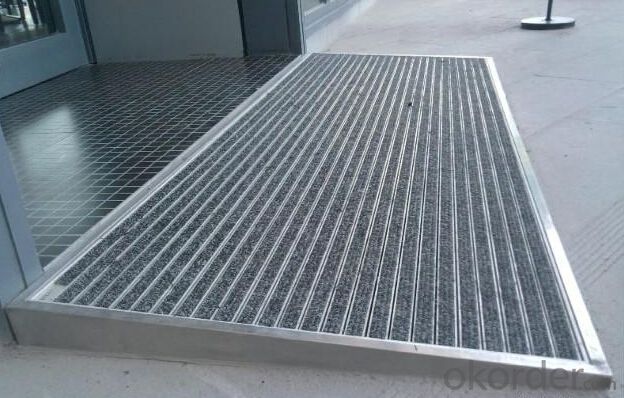 AntI Slip Mat with Aluminum Alloy Base for Shopping Malls