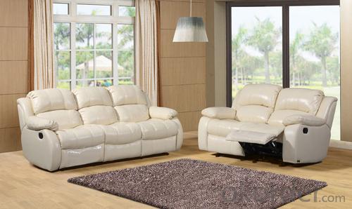 Modern recliner sofa Italian import leather 1+2+3 set System 1