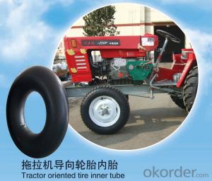 Tractor Natural Tube 4.00-8 oriented/driving tire