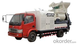 Truck mounted concrete pump series with diesel engine generator