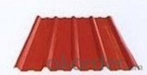 RED COLOR CORRUGATED GALVANIZED STEEL SHEET