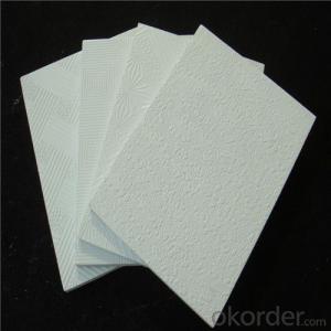 PVC Facing Gypsum Ceiling Tiles with Most Popular Type