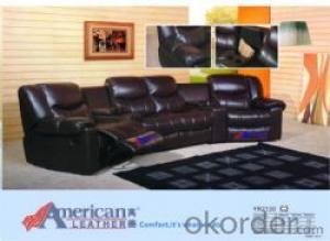 Modern recliner sofa Imported leather 6 seater