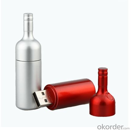 Metal Bottle USB Flash, Bottle Shape USB Flash Drives System 1