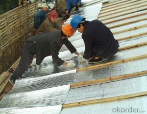 Reflective aluminum foil insulation for building