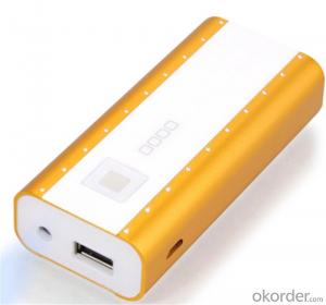 New Fashion Design Portable Power Bank with LED Flashing Light System 1