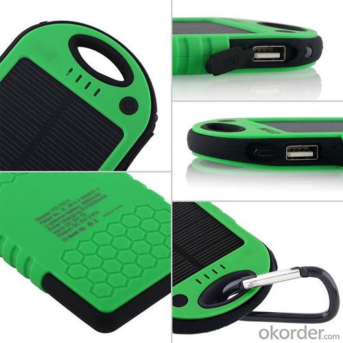 Waterproof Solar Power Bank for Mobile Phone System 1