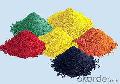 Iron oxide Iron(III) oxide yellow for coating, building materials, plastics and rubber System 1