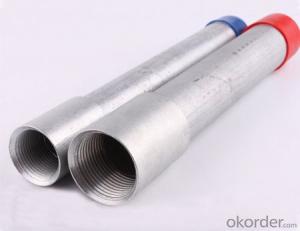 British standard galvanized steel electrical conduit