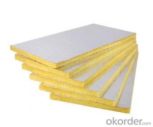 Glass Wool Board 10kg/m3 With Aluminum Foil Facing
