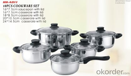 stainless steel cookware8 System 1