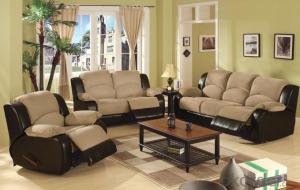 Modern recliner sofa 1 seater 2 seater 3 seater Chinese leather System 1