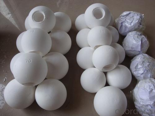 Refractory Ceramic Ball-21 Tap-Out Cone System 1