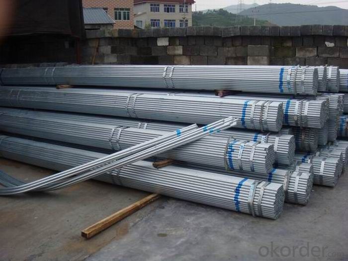 Galvanized iron pipe for water