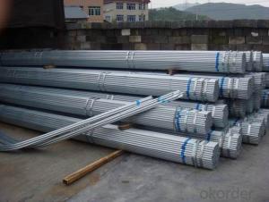 Galvanized iron pipe for water