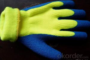 nitrile coated industrial working glove