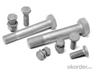 HEX BOLT CARBON STEEL M8*20 from China on Sale