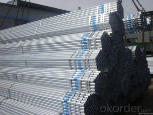 Galvanized iron pipe for gas