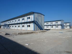 K-type Two-Floor Trio Prefabricated House System 1