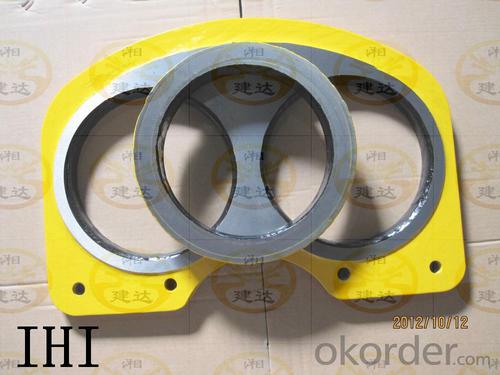 DN220 Spectacle Plate for IHI Concrete Pump System 1