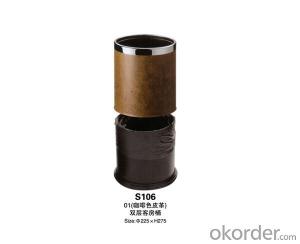 S106 double trash ( brown / black / sand steel)