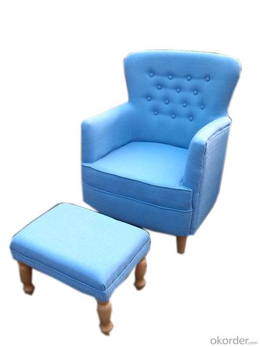 Modern style sofa chair with ottoman,living room chair System 1