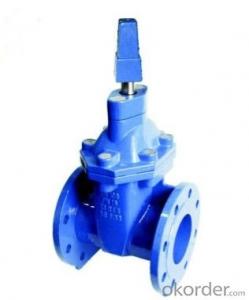 Ductile Iron soft resilient DIN3352F4 Gate Valve System 1