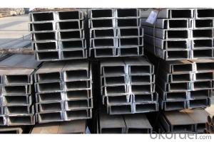 U steel channel beam for constructions