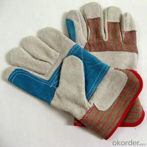 Supply working gloves leather safety gloves