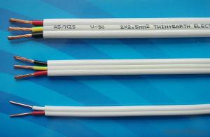 Flat TPS Cable PVC 450/750V 2C + E Copper AS/NZS 5000.2 System 1