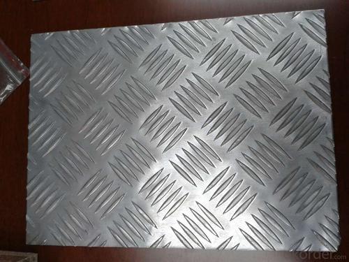 Aluminum Sheets 1/8 Thick - Al Trade Plate of 5 Bars Pattern System 1