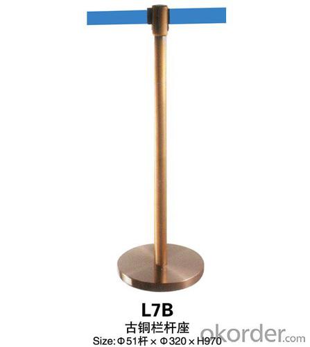 L7B Noodle Bronze  Stanchion Tubular Steel Railing System 1