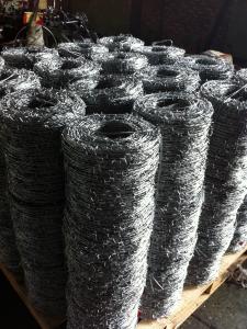 SA Market Hot Dipped Galvanzied Barbed Wire 10kg per Roll 1kg Per Roll