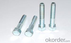 China Made Din931 Gr.8.8 Zinc Plated Hex Bolt with High Quality