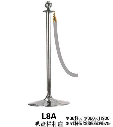 L8A A pair of plate railings, lanyard railings System 1